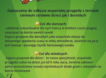 TENISÓWKA- Szkółka Tenisa Ziemnego